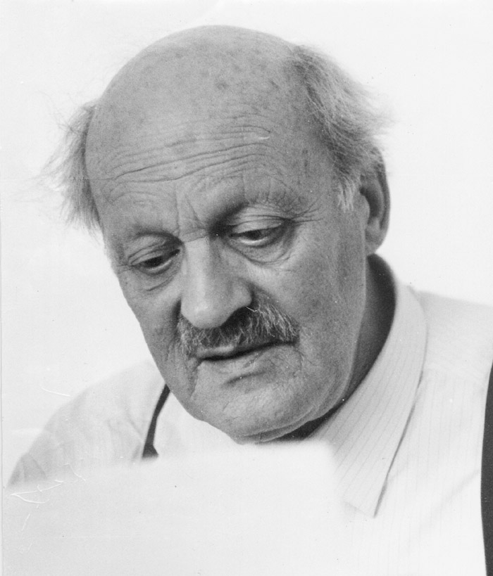 Gerhard Holzinger: Portrait Foto Franz J. Esser, ca. 1963; Franz J. Esser-Archive, Ingelheim